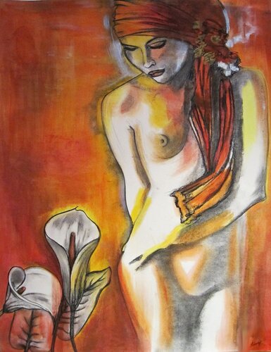 GLORIANA par Marlène REGAZZONI, Œuvre sur papier en vente sur Singulart