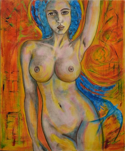VICTORIA van Marlène REGAZZONI, Schilderij te koop op Singulart