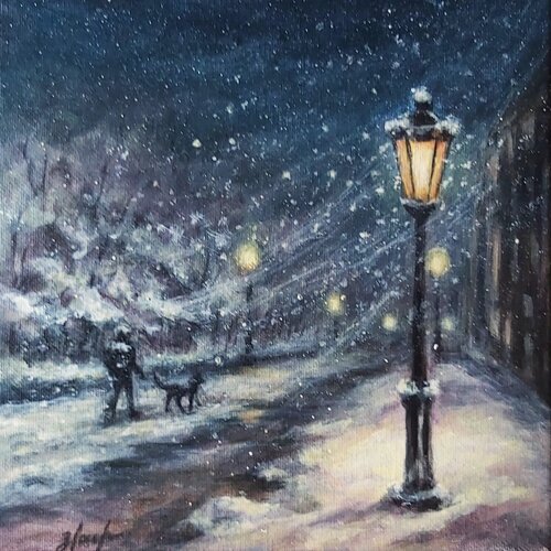 Neige von Olena Noizet, Malerei kaufen auf Singulart