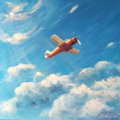 Mon Ciel von Olena Noizet, Malerei kaufen auf Singulart