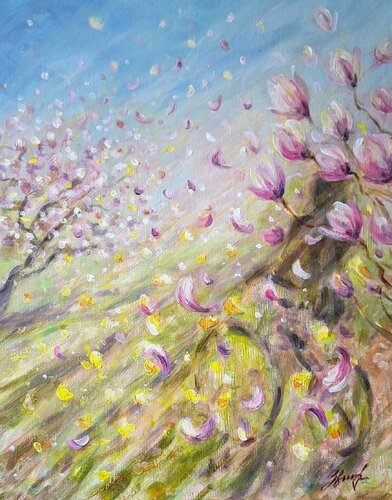 Le printemps von Olena Noizet, Malerei kaufen auf Singulart