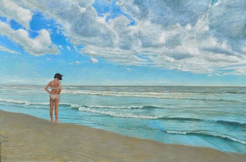 L'orizzonte negato von Stefano Anselmi, Malerei kaufen auf Singulart