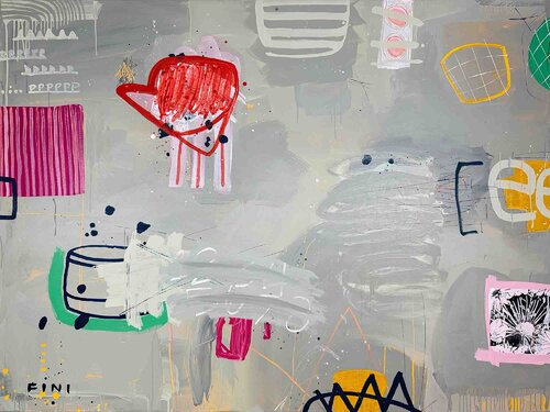 What Was I Saying? van Sarah Finucane, Schilderij te koop op Singulart