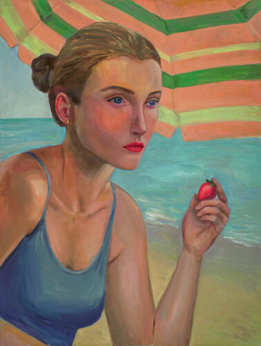 Beach Portrait von Katherine Lewis, Malerei kaufen auf Singulart