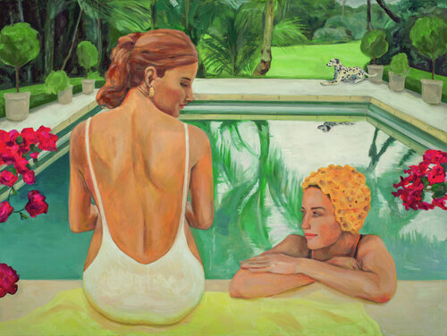 Swimmers by Katherine Lewis, Painting for Sale on Singulart