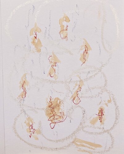 Lebensspuren-2 di Susanna Andreini, Opera su carta in vendita su Singulart