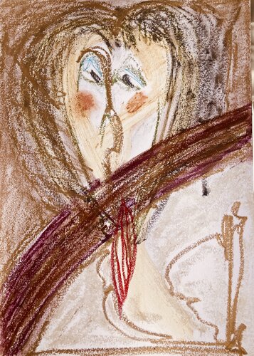 Es gibt so Tage van Susanna Andreini, Werk op papier te koop op Singulart