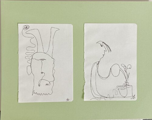 What People Do during Calls 3 by Susanna Andreini, Work on Paper for Sale on Singulart