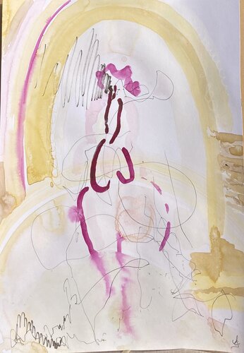 HER TOUCH - Die Humorvolle von Susanna Andreini, Werk auf Papier kaufen auf Singulart
