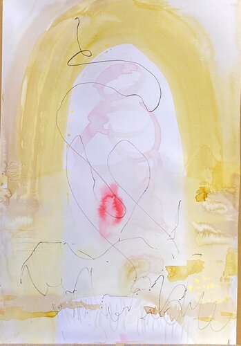 HER TOUCH - Geborgenheit de Susanna Andreini, Obra en papel a la venta en Singulart