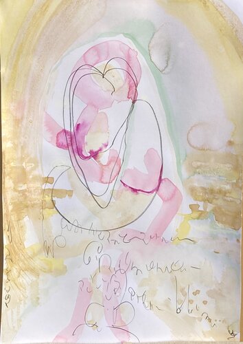 HER TOUCH -Lebenstanz/ Dance of Life van Susanna Andreini, Werk op papier te koop op Singulart