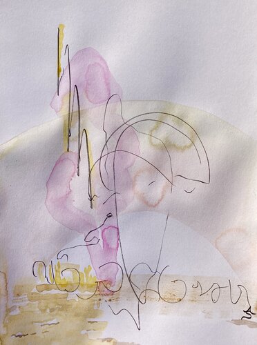 HER TOUCH: Frei in Ihr - Free in Her de Susanna Andreini, Obra en papel a la venta en Singulart