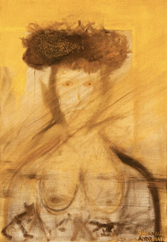 SHE STANDS di Susanna Andreini, Pittura in vendita su Singulart