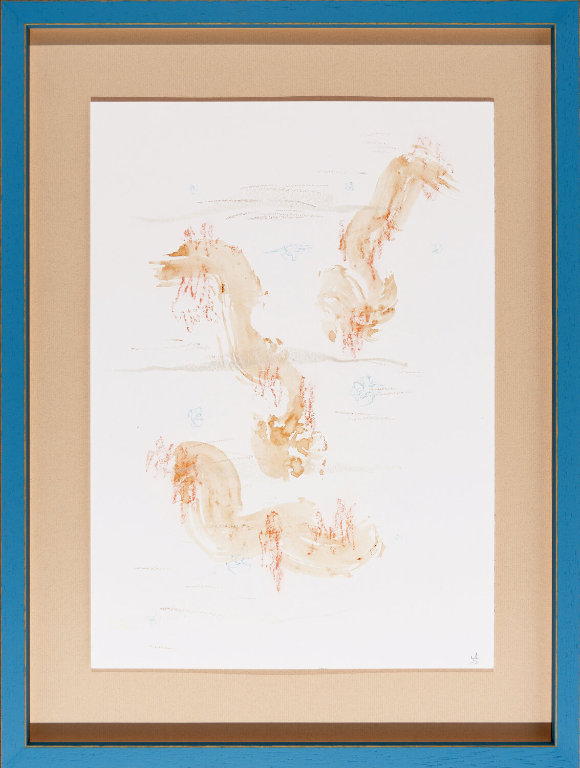 Mit Wind und Sand hab ich gemalt/ With Wind and Sand I painted Susanna Andreini Werk auf Papier zu verkaufen