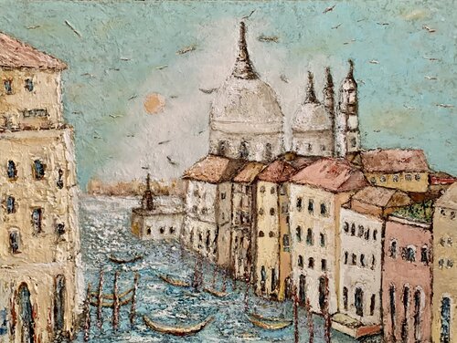 Il Canal Grande di Venezia by Dora Kalinova, 油畫 for Sale on Singulart