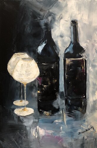 Vintage Wine by Dora Kalinova, 油畫 for Sale on Singulart