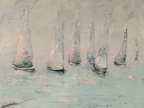 Ocean Peace by Dora Kalinova, 油畫 for Sale on Singulart
