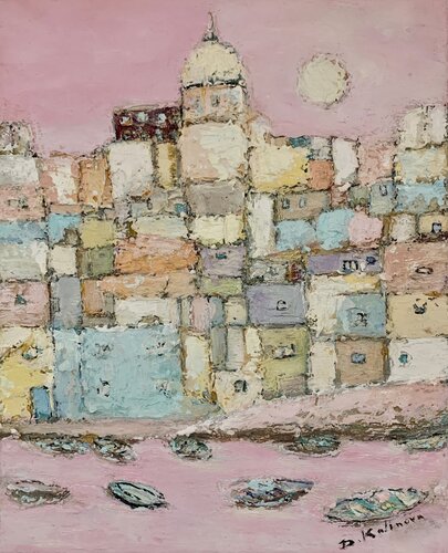 Vintage Italian Charm di Dora Kalinova, Pittura in vendita su Singulart