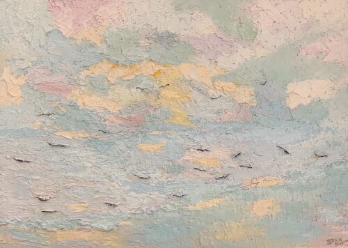 To Infinity and Beyond by Dora Kalinova, 油畫 for Sale on Singulart