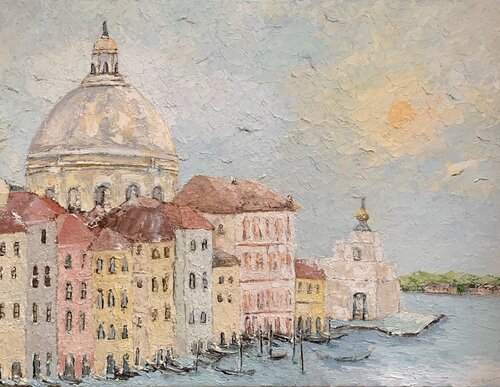 Dreaming of Venezia van Dora Kalinova, Schilderij te koop op Singulart
