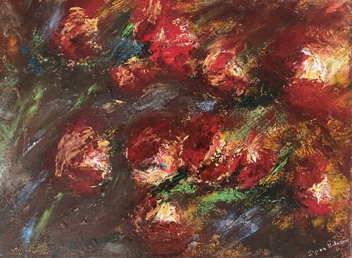 Tulipani in fiore von Dora Kalinova, Malerei kaufen auf Singulart