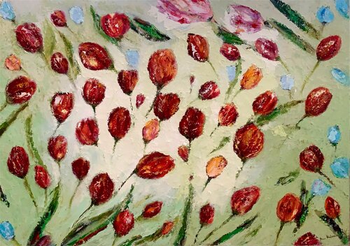 Blooming beauty by Dora Kalinova, 油畫 for Sale on Singulart