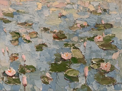 Ninfee by Dora Kalinova, 油畫 for Sale on Singulart