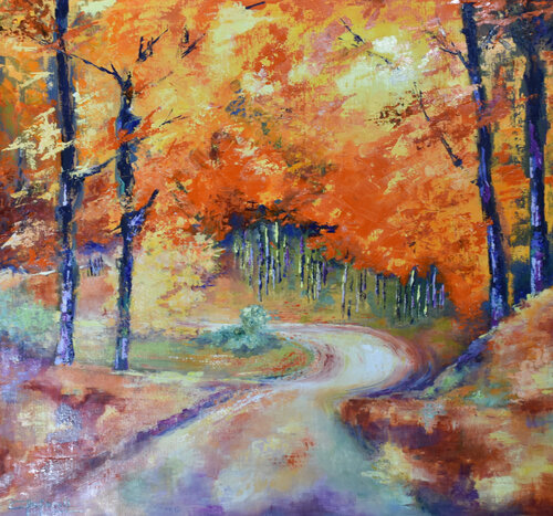 HAYEDO EN OTOÑO di Carmen Bofarull Bruno, Pittura in vendita su Singulart