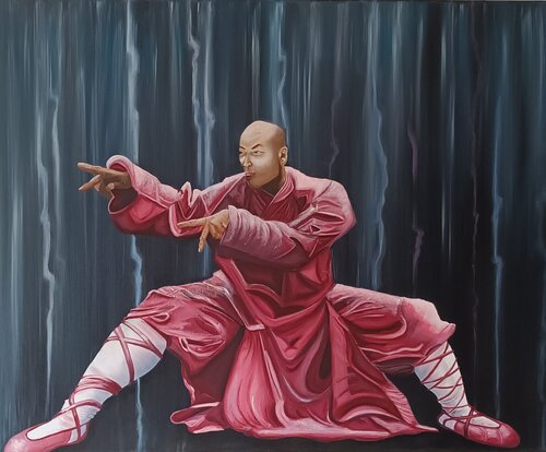The warriors Flow van Elvira Wagner, Schilderij te koop op Singulart