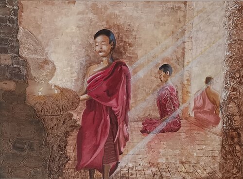 Meditation van Elvira Wagner, Schilderij te koop op Singulart