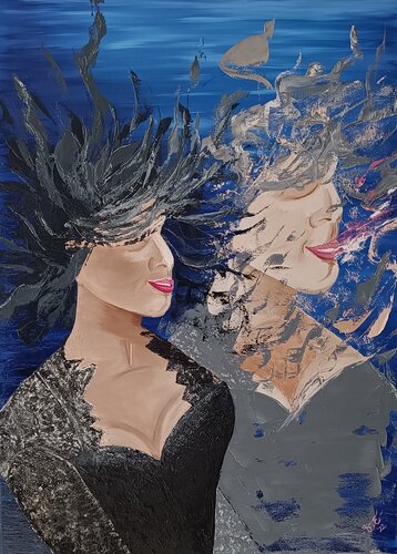 Feminine energy von Elvira Wagner, Malerei kaufen auf Singulart