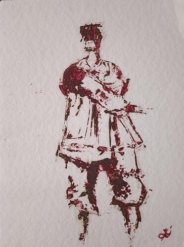 Shaolin Master II. van Elvira Wagner, Schilderij te koop op Singulart