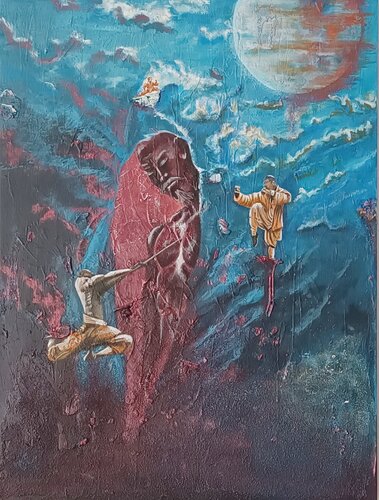 Echo of Matter par Elvira Wagner, Peinture en vente sur Singulart