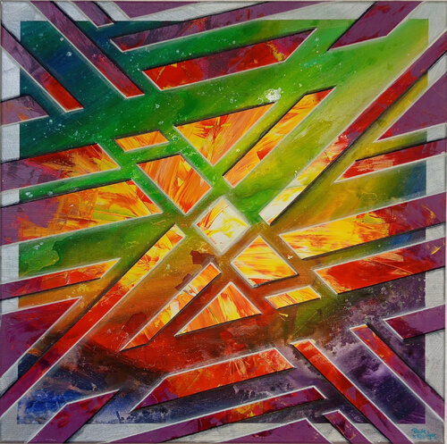 Kontrolle di Paula Ellinger, Pittura in vendita su Singulart