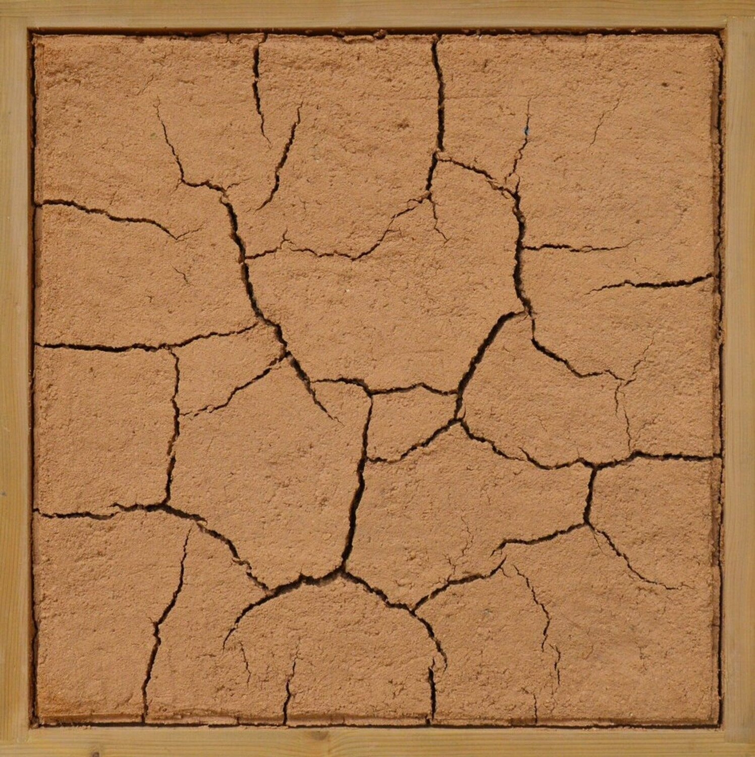 Adobe Series – Tierra roja Frank Romero Originalgemälde zu verkaufen