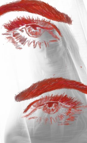 THE WATCHERS di Olya Hill, Pittura in vendita su Singulart