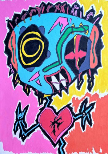 Abandoned Doll di Mahrk Gotié, Opera su carta in vendita su Singulart