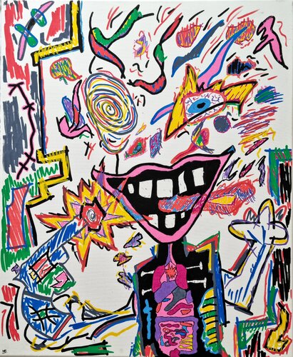 Seaside Suicide di Mahrk Gotié, Pittura in vendita su Singulart