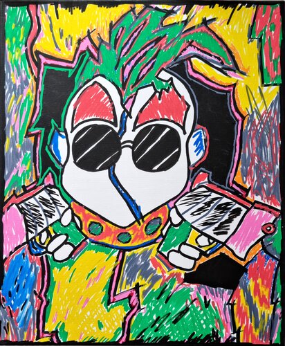 Punk Attack di Mahrk Gotié, Pittura in vendita su Singulart