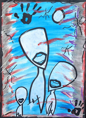 Abysses par Mahrk Gotié, Œuvre sur papier en vente sur Singulart