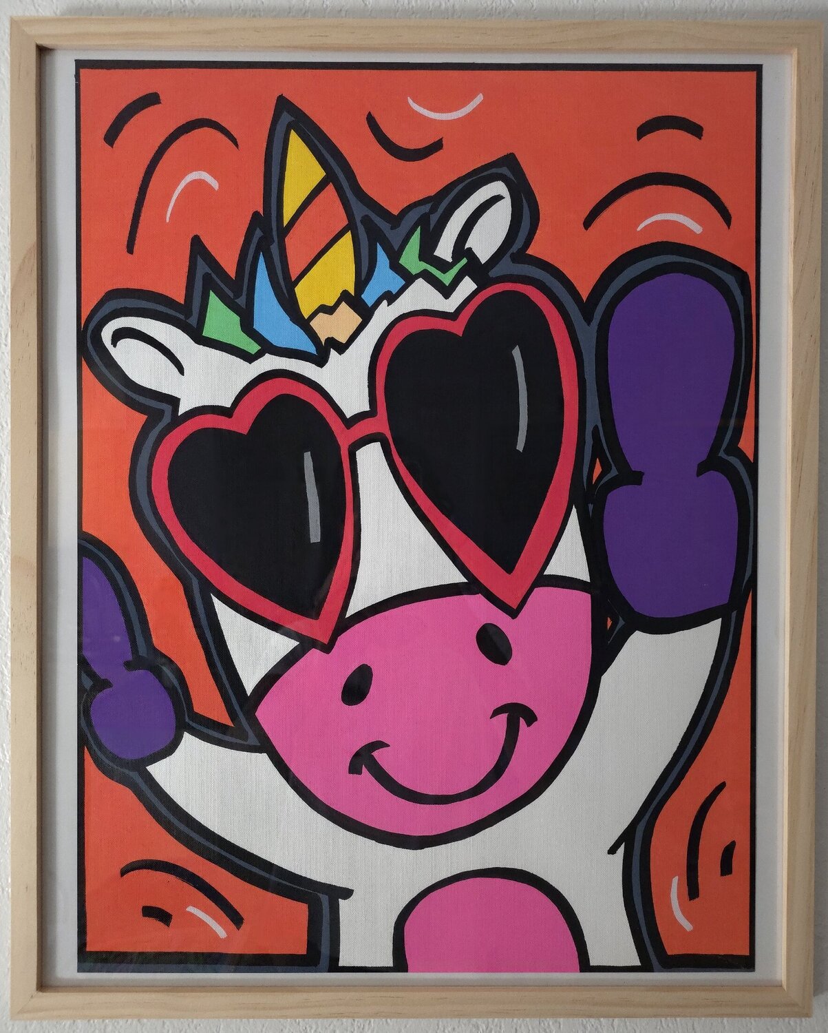 Wild Unicorn Mahrk Gotié Pintura original en venta