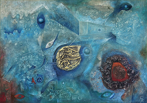 We are everywhere by František Kučo, Painting for Sale on Singulart