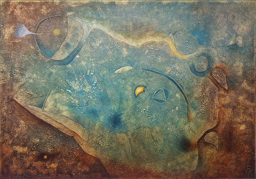 Poem of touch di František Kučo, Pittura in vendita su Singulart