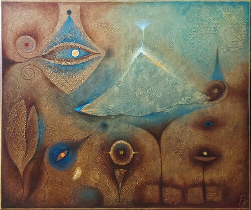 The poet's arguments by František Kučo, Painting for Sale on Singulart