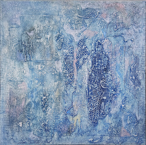 Eleven dimensions and no time di František Kučo, Pittura in vendita su Singulart