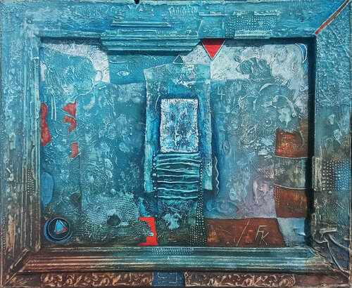 Little Night Poem di František Kučo, Pittura in vendita su Singulart