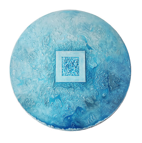 Blue world de František Kučo, Pintura a la venta en Singulart
