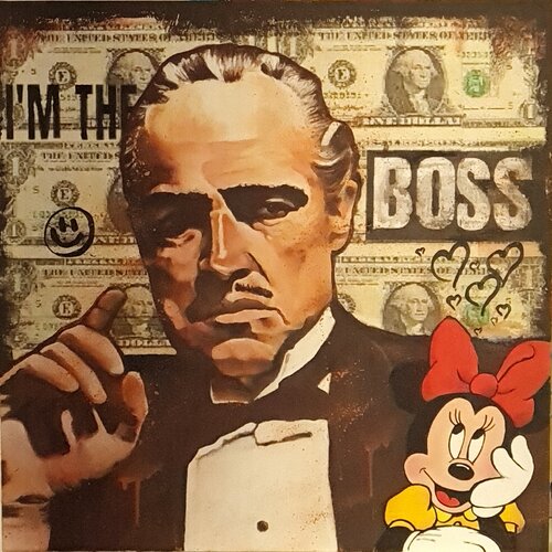I'm The boss by Fabrizio Ceccarelli, 油畫 for Sale on Singulart