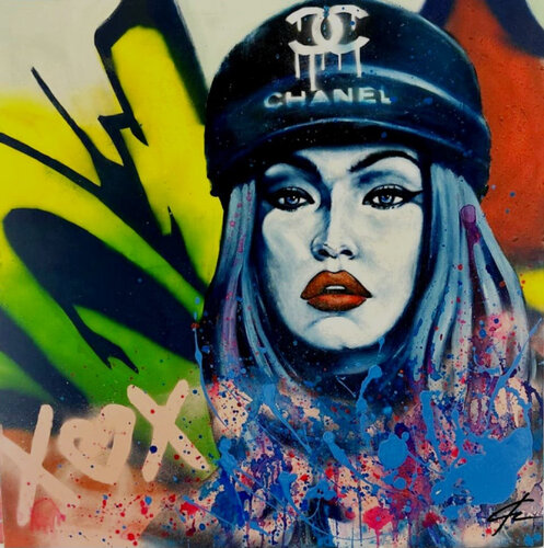 GIGI CHANEL by Fabrizio Ceccarelli, 油畫 for Sale on Singulart