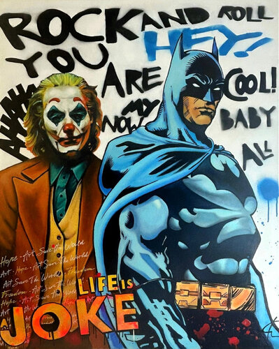 Life is a Joke! by Fabrizio Ceccarelli, 油畫 for Sale on Singulart